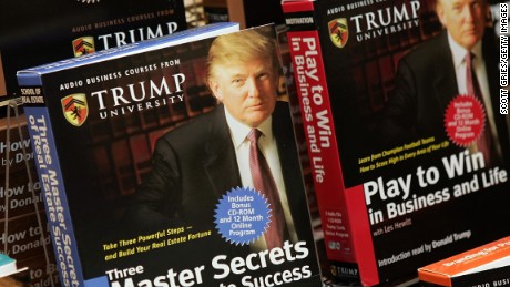 NEW YORK - JANUARY 10: Copies of &quot;How To Build Wealth,&quot; which is a series of nine audio business courses created by Trump University, lie on display at a Barnes &amp; Noble store January 10, 2005 in New York City. (Photo by Scott Gries/Getty Images)