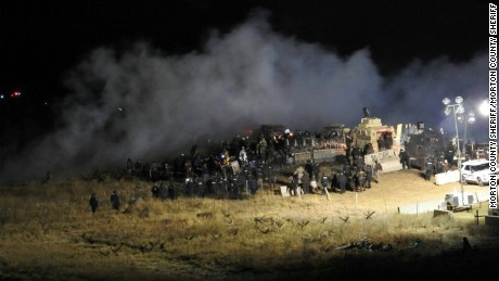 Violence at Dakota Pipeline protest site