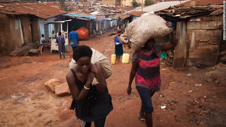 Almost 20% of Uganda&#39;s population live below the poverty line, according to The World Bank.