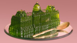 Jelly palaces and cow dung vases: Cool designs from bizarre materials 