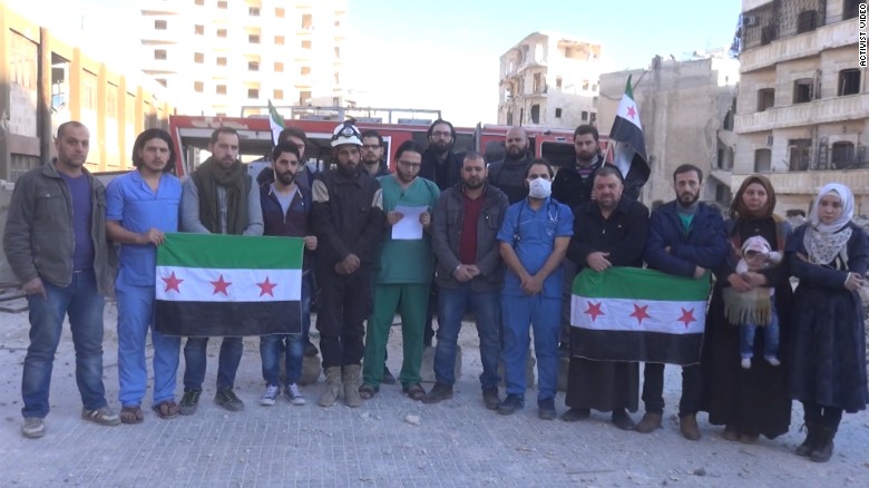 People of Aleppo deliver message to world