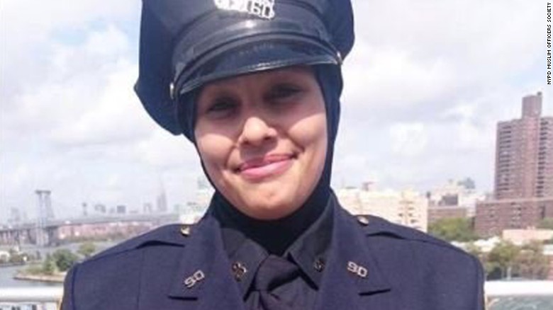 NYPD Officer Aml Elsokary: &quot;I&#39;m born and raised here and I am here to protect you all.&quot;