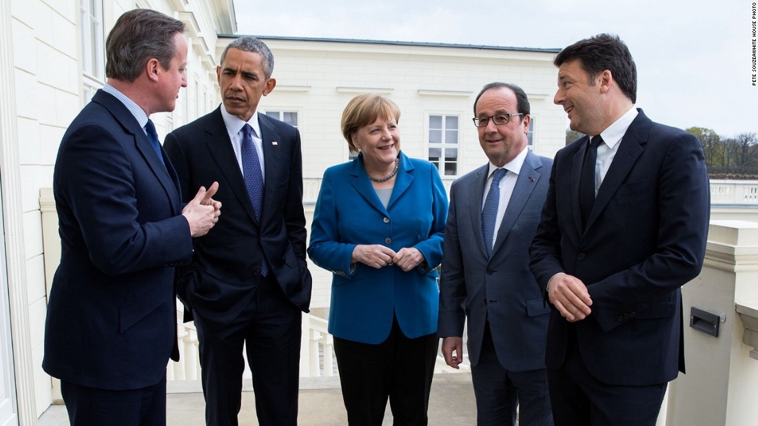 This photo captures the end of the old world order