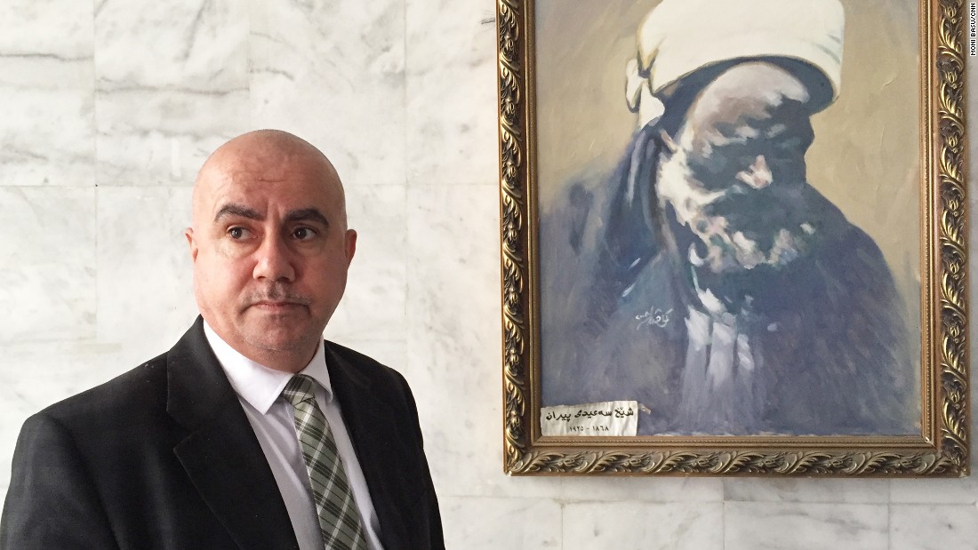Mariwan Naqshbandi practices Sufism and is the Kurdish religious ministry&#39;s spokesman.