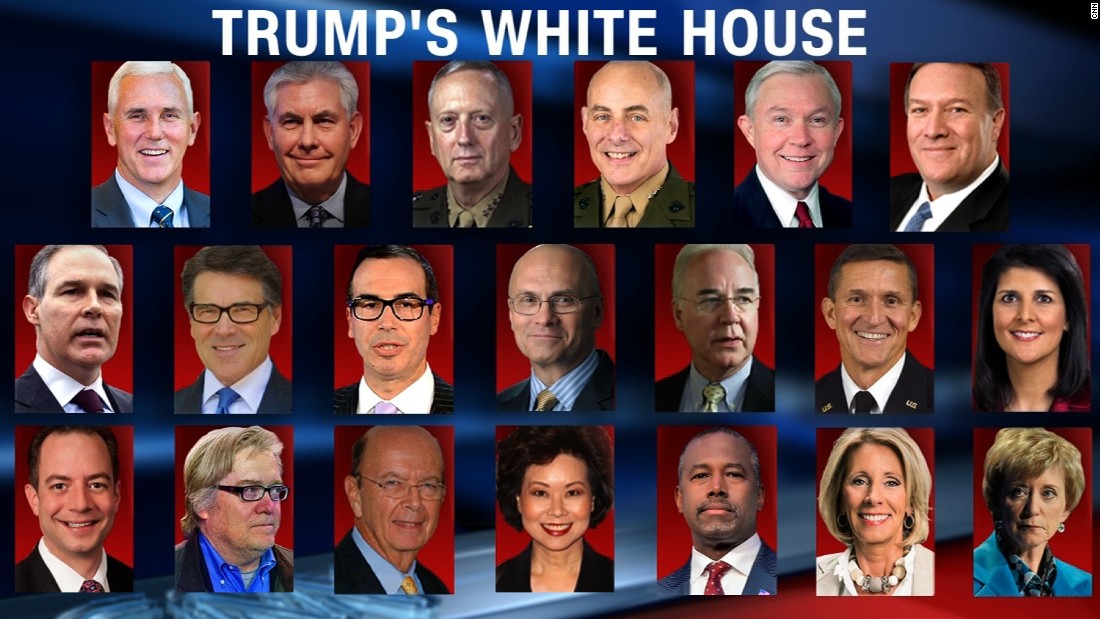 White Males Dominate Donald Trumps Top Cabinet Posts Cnnpolitics 7958