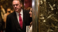 U.S. Rep. Ryan Zinke (R-MT) arrives at Trump Tower, December 12, 2016 in New York City. President-elect Donald Trump and his transition team are in the process of filling cabinet and other high level positions for the new administration. 