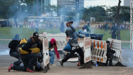 Protests erupt in Brazil over controversial 20-year austerity plan