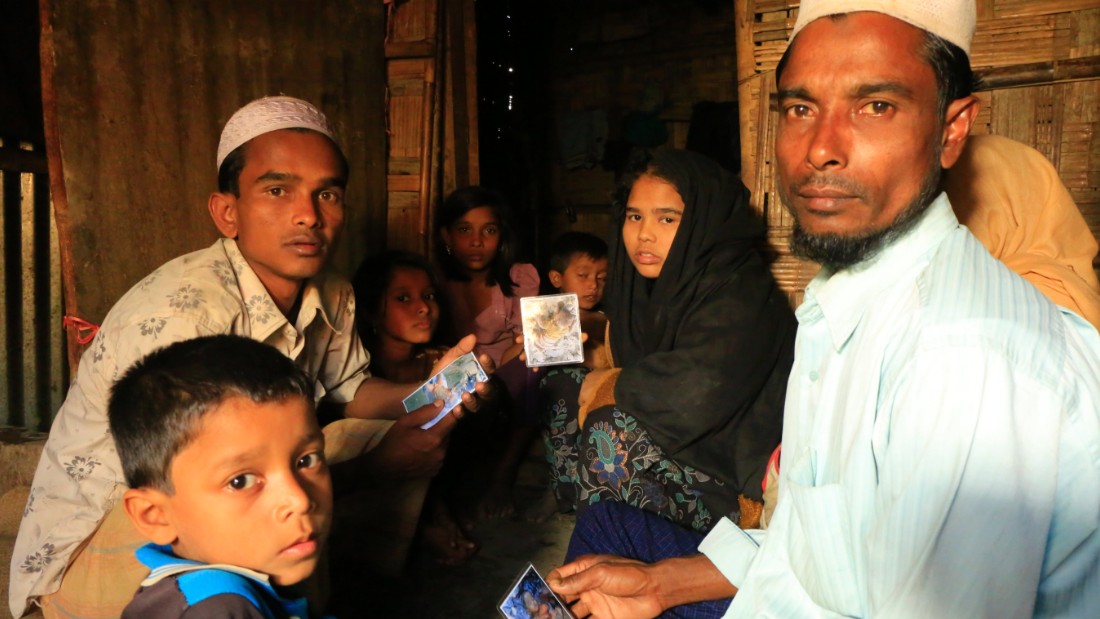 Zafor Alam&#39;s 18-year-old sister and 14-year-old brother are both with him in the camp in Bangladesh.
