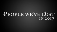 People We've lost in 2017 card