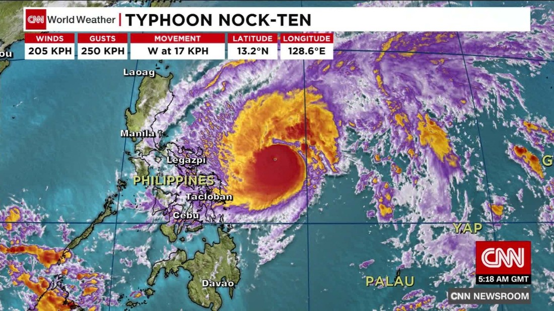 Typhoon Nock Ten Strands Thousands In Philippines Cnn