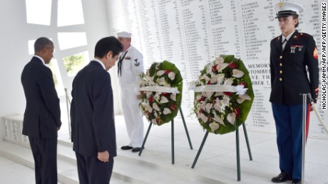 Abe first Japan PM to visit USS Arizona Memorial