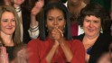 Michelle Obama delivers emotional final speech