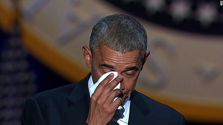Obama Tearfully Thanks His Wife In Emotional Moment Cnnpolitics