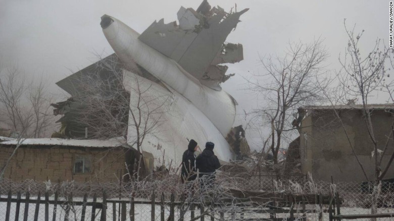 Cargo plane crashes in Kyrgyzstan