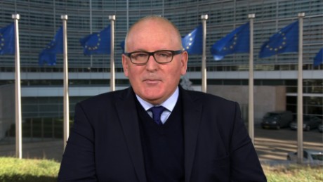 Timmermans: US will understand importance of EU