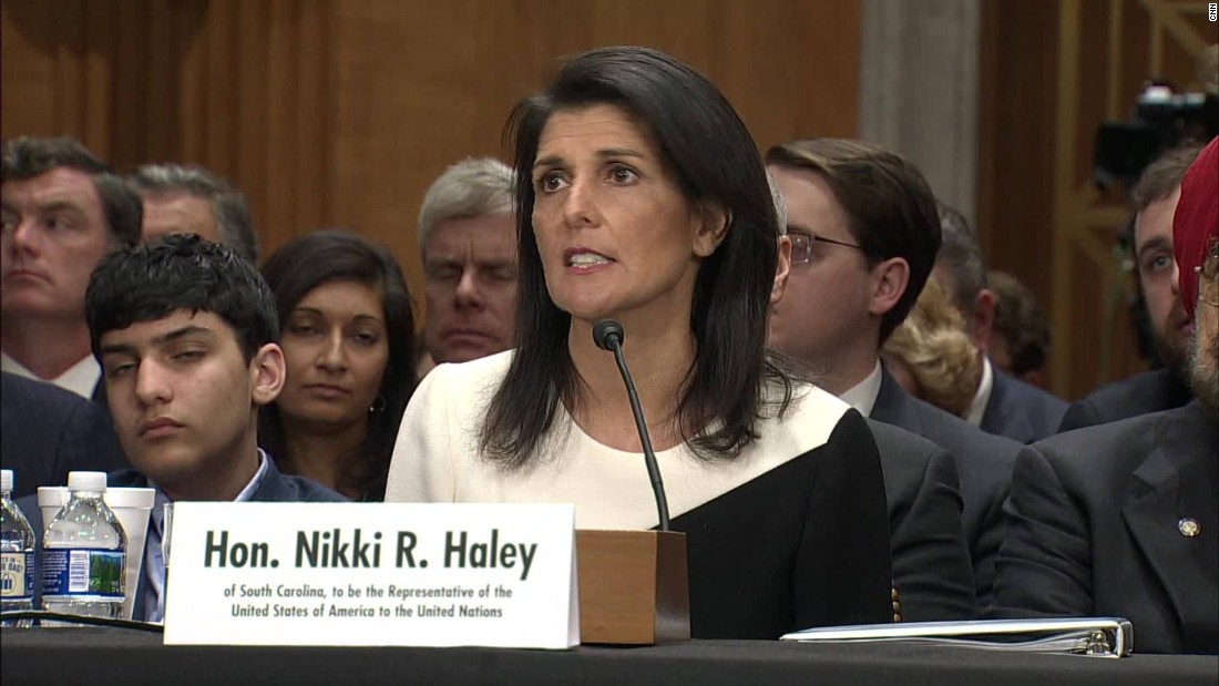 UN ambassador: Nikki Haley OK'd to lead US delegation