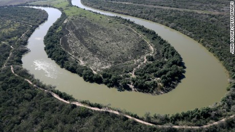 The Rio Grande snakes along the US-Mexico border on January 3, 2017, near McAllen, Texas. As CNN&#39;s Gregory Krieg reported, &quot;The Rio Grande is a natural border, has been since 1848, and the ties between cities and towns on either side are strong. Trade in the region is booming and citizens of both countries move between them with relative freedom.&quot;