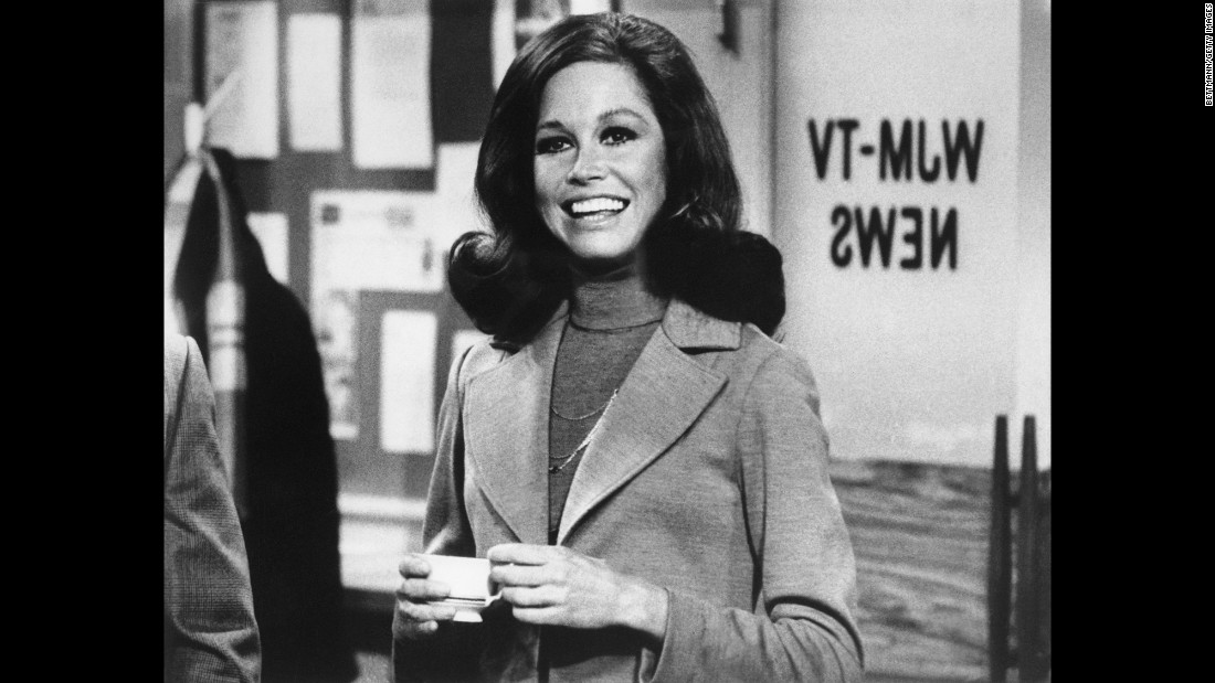 Actress Mary Tyler Moore, whose 1970s TV show helped usher in a new era for women on television, <a href="http://www.cnn.com/2017/01/25/entertainment/mary-tyler-moore-death/" target="_blank">died Wednesday, January 25,</a> her longtime representative Mara Buxbaum said. Moore was 80 years old. "The Mary Tyler Moore Show" debuted in 1970 and starred the actress as Mary Richards, a single career woman at a Minneapolis TV station. The series was hailed as the first modern woman's sitcom.