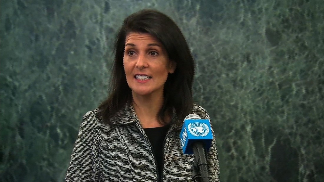 Haley To Un We Re Taking Names Cnn Video