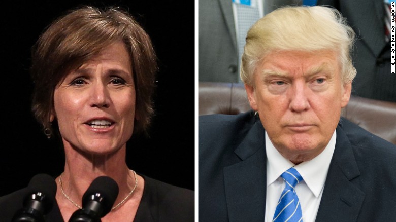 Trump Fires Acting Ag Sally Yates After She Declines To Defend Travel 