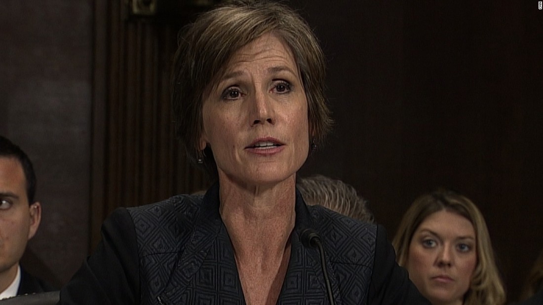 Sally Yates to testify at May 8 Senate hearing