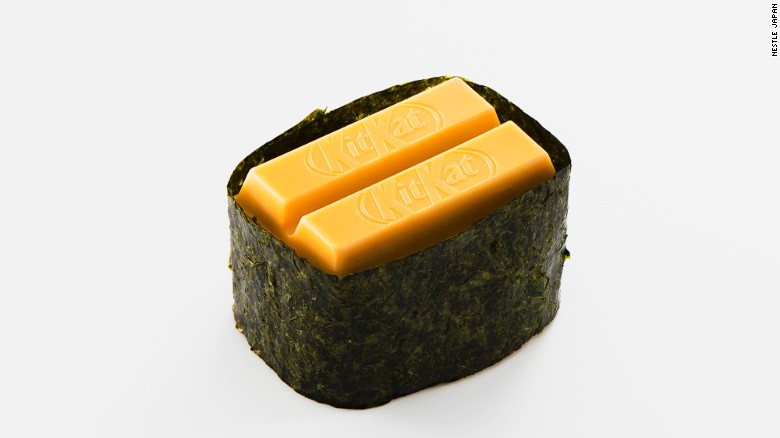 &lt;strong&gt;Sushi Sea Urchin KitKat: &lt;/strong&gt;&quot;A rich and savory taste that combines the sweetness of Hokkaido cantaloupe with the flavors of mascarpone cheese and laver,&quot; says the chocolate maker. 
