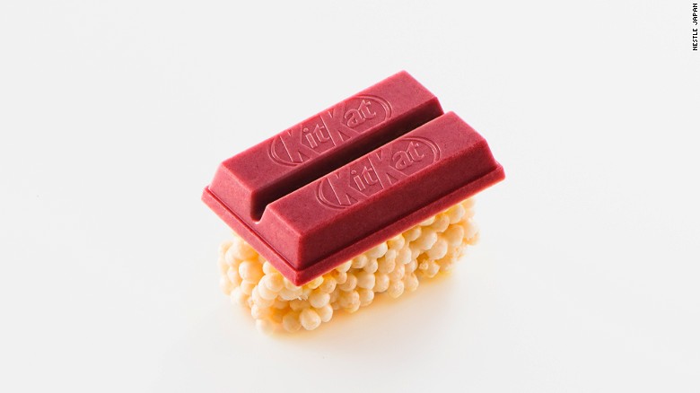 &lt;strong&gt;Sushi Tuna KitKat: &lt;/strong&gt;&quot;A refreshing taste similar to tuna that combines white chocolate with subdued sweetness and the tartness of raspberries,&quot; says Nestle&#39;s description of this creation. 