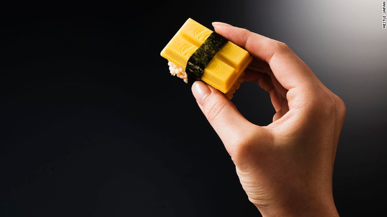 &lt;strong&gt;Use two fingers: &lt;/strong&gt;Consumers are encouraged to eat their KitKat sushi pieces with two fingers -- just like they would with the real thing. 