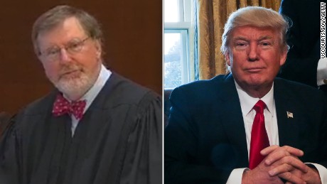 Image result for judge robarts and trump