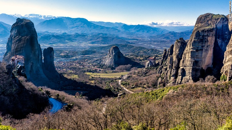 <strong>Meteora: </strong>This celebrated view of Meteora has become one of the most photographed spots in Greece.