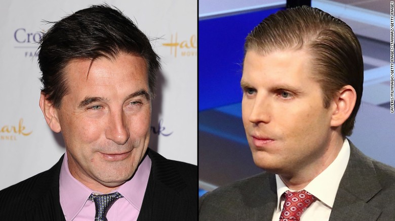 Billy Baldwin and Eric Trump