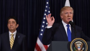 At Mar-a-Lago, Trump tackles crisis diplomacy at close range