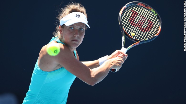 Andrea Petkovic of Germany, seen on day four of the 2017 Australian Open at Melbourne Park, called the anthem mix-up &quot;the worst thing&quot; that has happened to her.