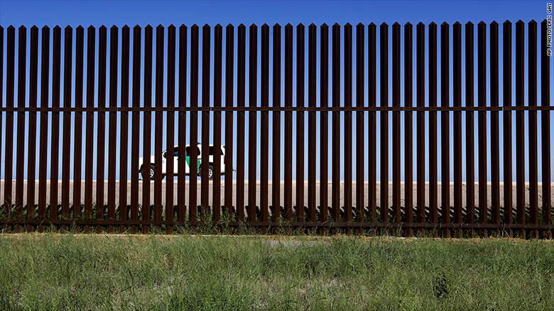 Fence along the U.S.-Mexico border in Brownsville, Texas.