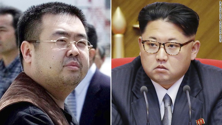 Kim Jong Nam, left, was the half-brother of North Korea&#39;s leader Kim Jong Un, right.