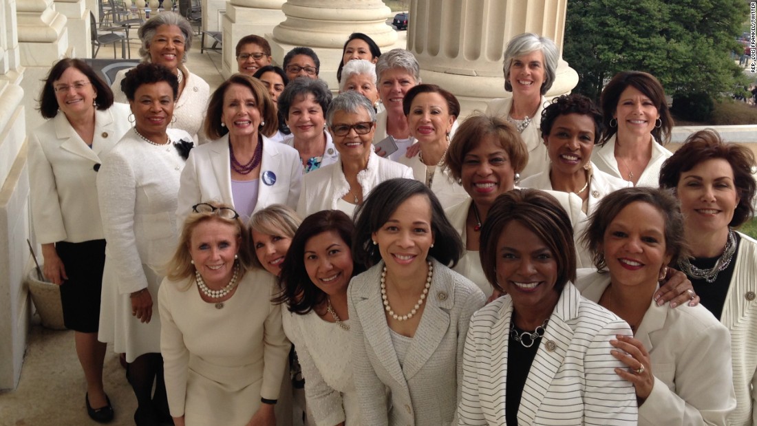 Democratic Women Wear White 