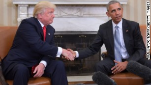 Trump&#39;s new foil: a silent Barack Obama