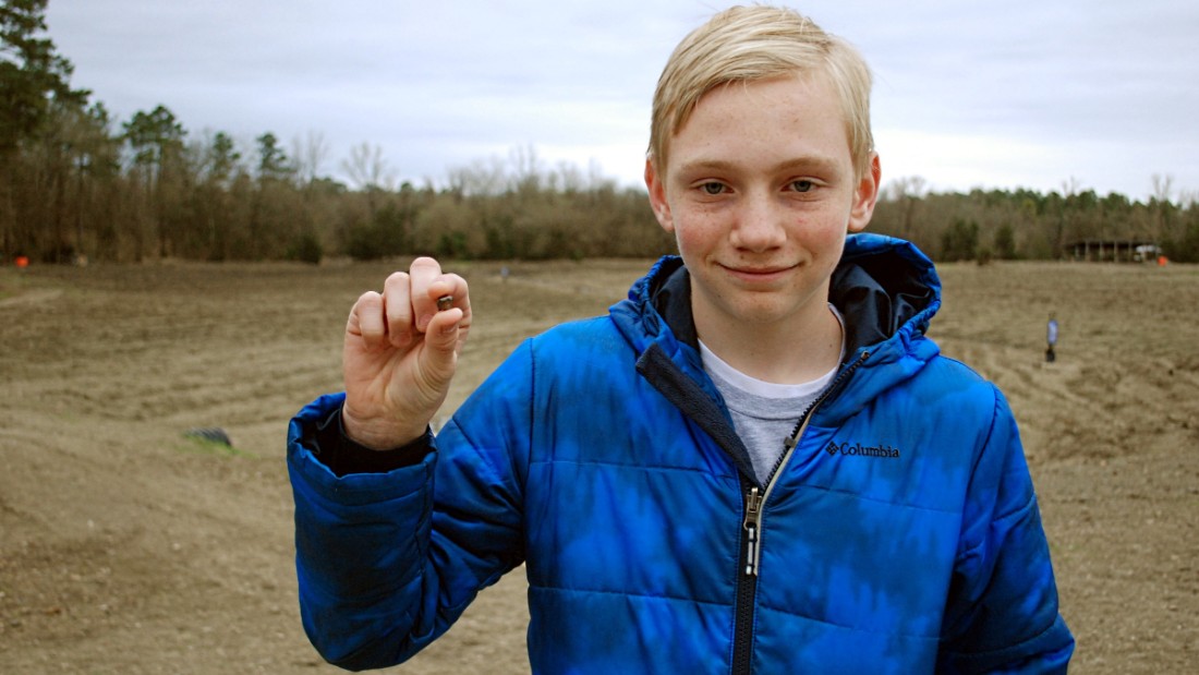 Boy finds huge 7.44 carat diamond in state park