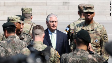 Tillerson on North Korea: Military action is &#39;an option&#39;