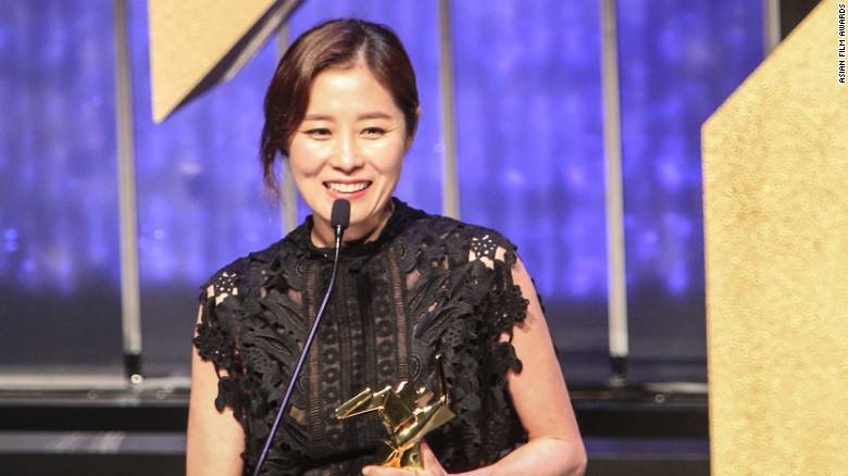 South Korean actress Moon So-ri won Best Supporting Actress for &quot;The Handmaiden.&quot;