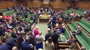 The moment the UK Parliament stopped
