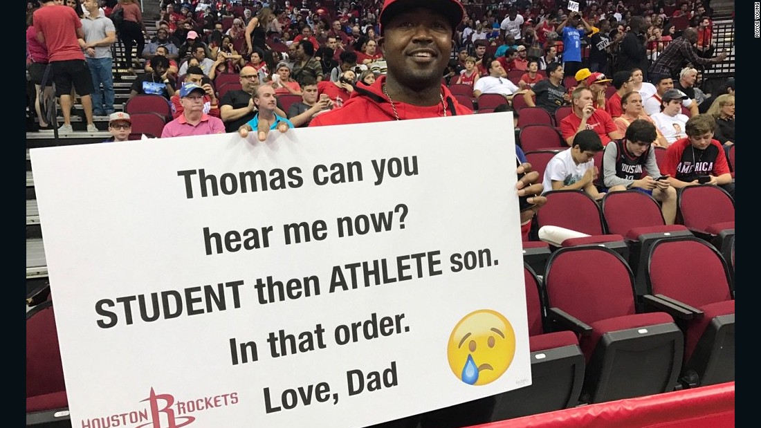 Thomas' dad has your parenting goals list for 2017