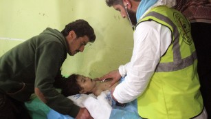 Video shows effects of Syria attack