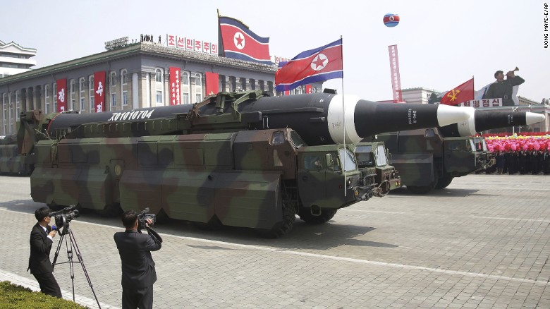 Watch North Korean military parade 