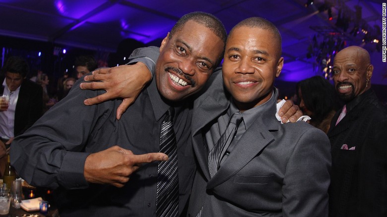 NEW YORK - OCTOBER 19:  Cuba Gooding Sr. and actor Cuba Gooding Jr.attend the after-party of the world premiere of American Gangster at the Apollo Theater on October 19, 2007 in New York City. 