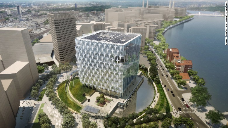 London's new, $1-billion American embassy was designed by Philadelphia architects KieranTimberlake, and is expected to open later this year. Its façades are composed of blast-resistant glass with a polymer skin.