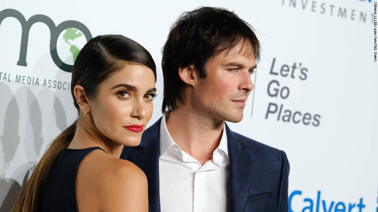 Nikki Reed and Ian Somerhalder announced in May that they are expecting their first child. The couple married in April 2015. 