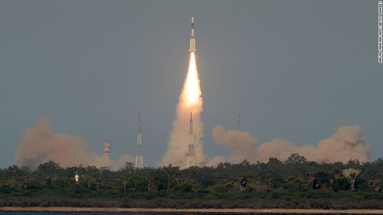 The Indian Space Research Organisation's GSAT-9 satellite was launched Friday, May 5, 2017 in the state of Andhra Pradesh.