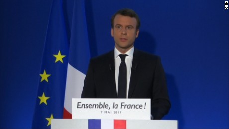 Macron addresses nation after election
