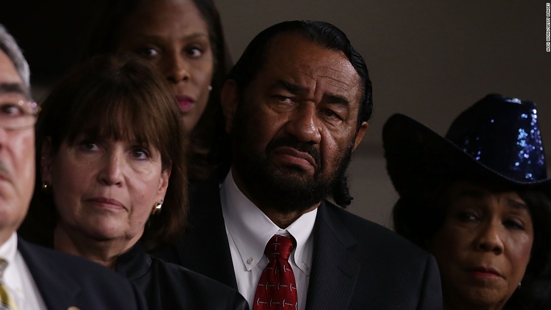 Rep Al Green Black People Should Consider Not Going To White House